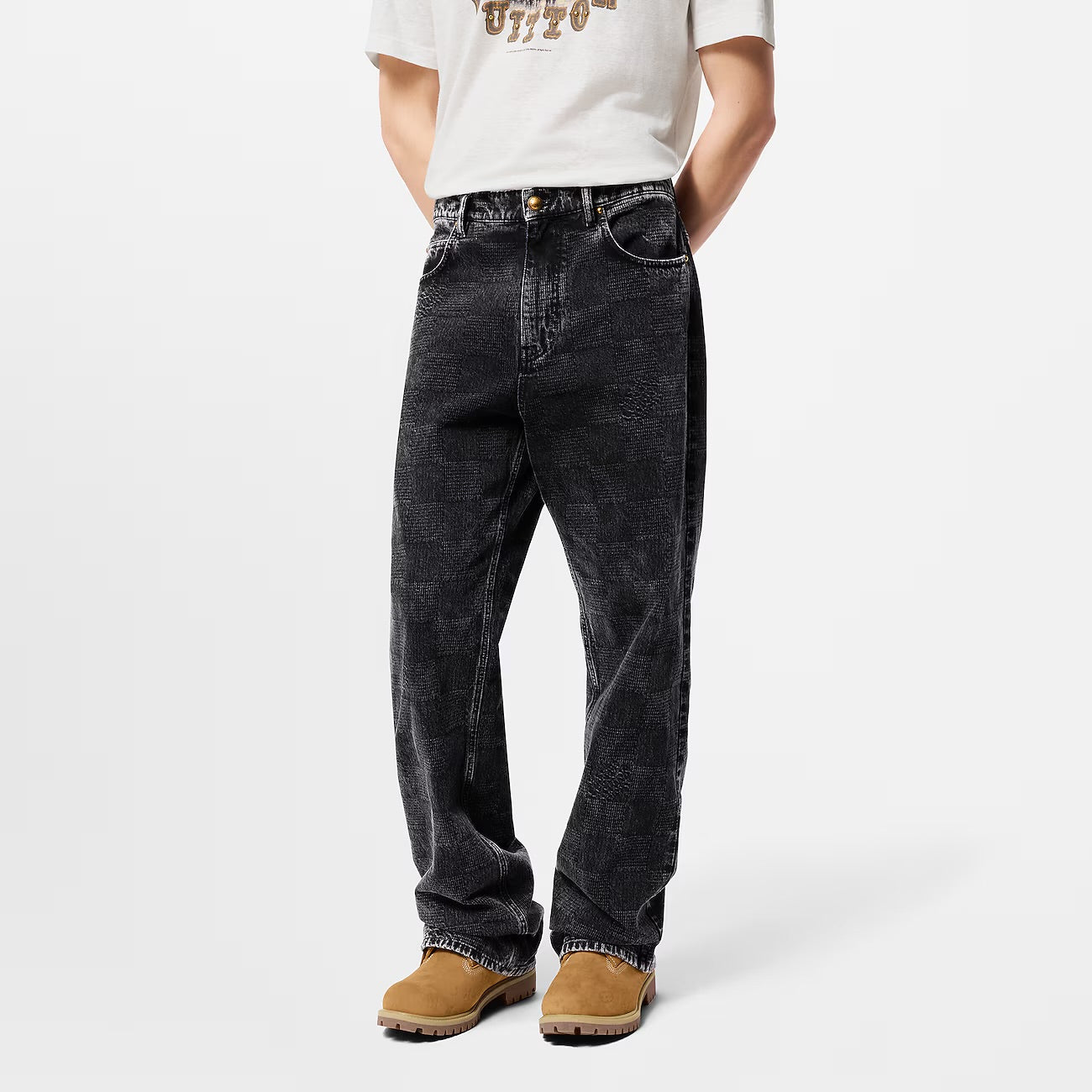 LOUIS VUITTON DENIM JACKET+JEANS