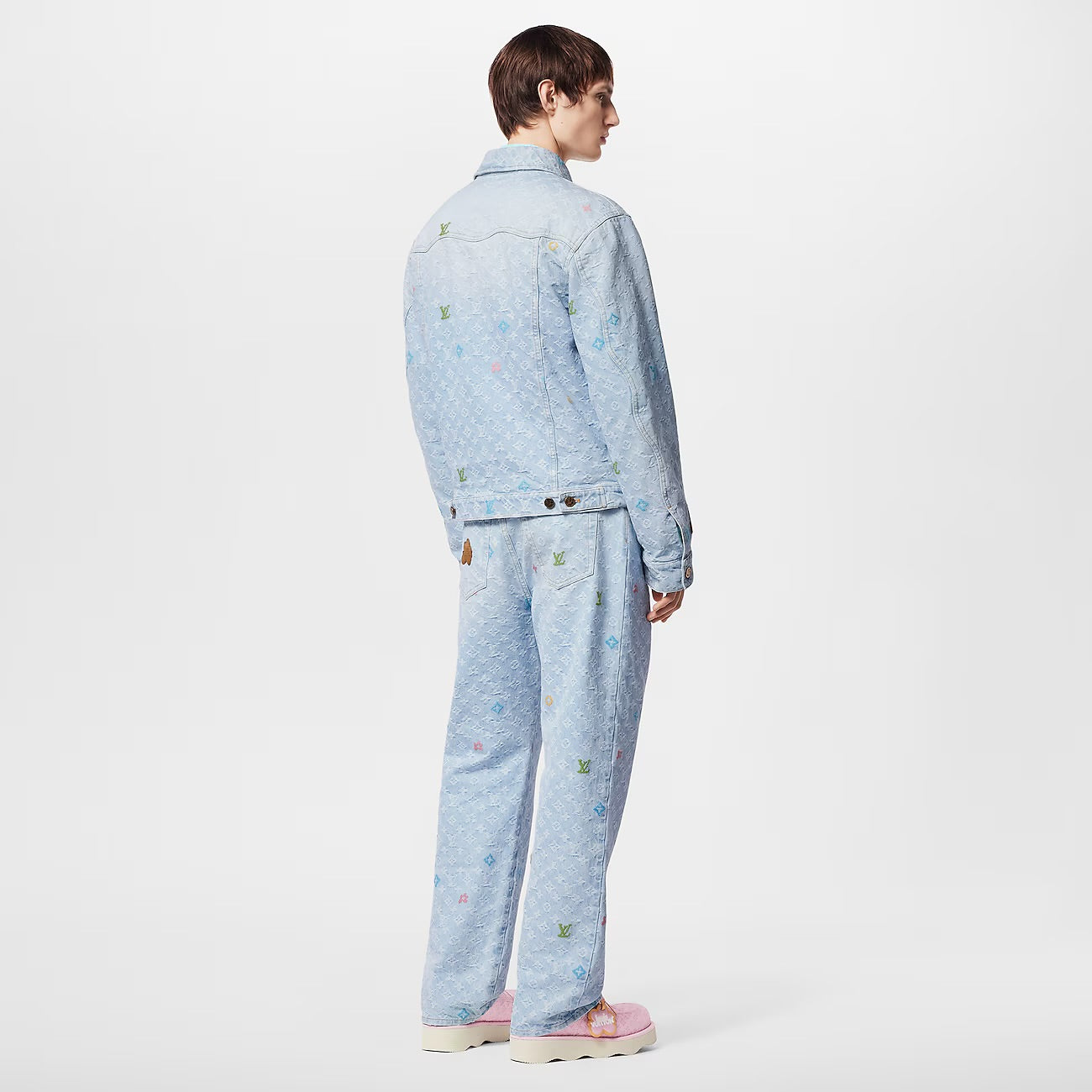 LOUIS VUITTON DENIM JACKET+JEANS