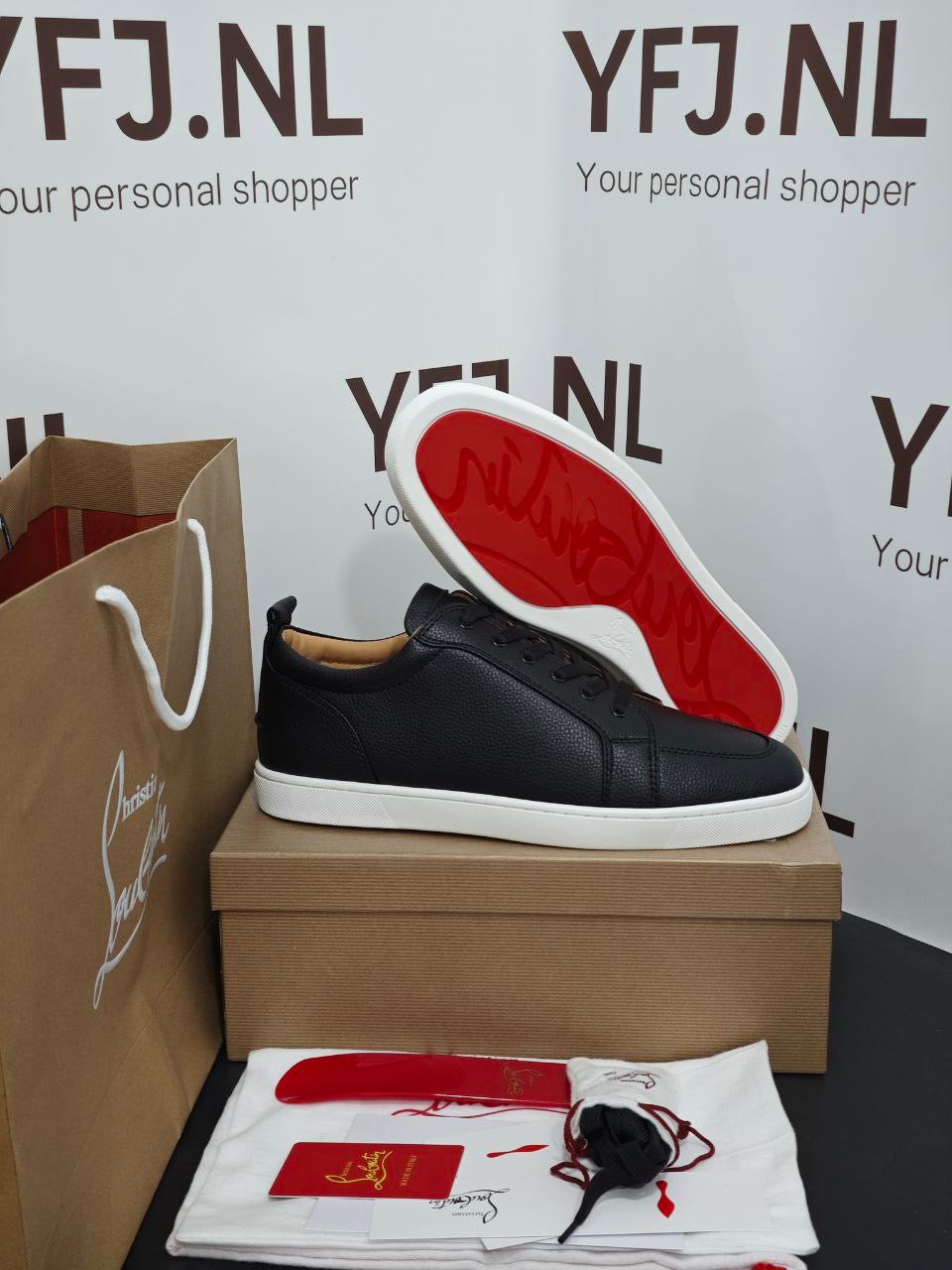 Christian Louboutin Zwart Leer