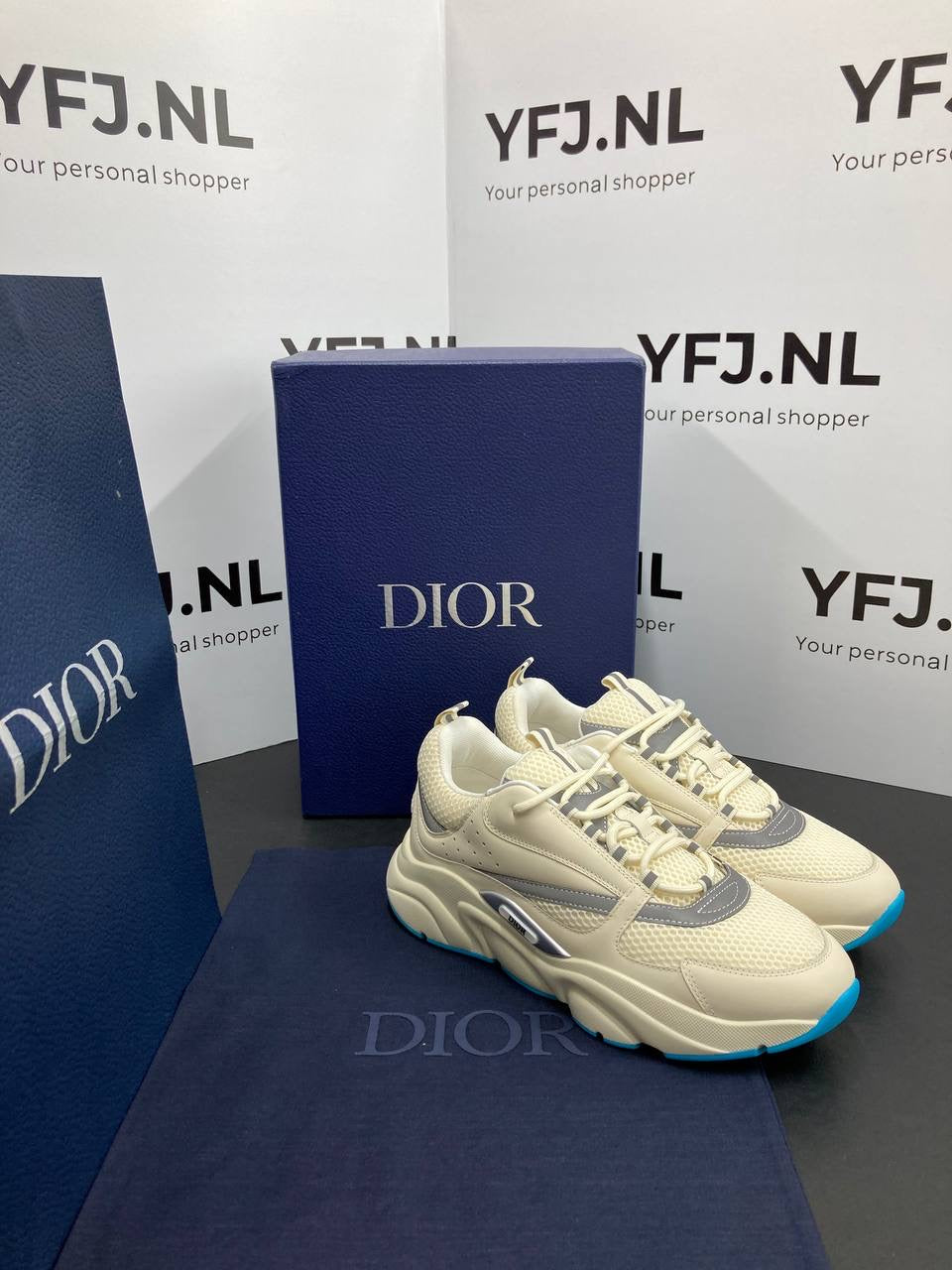 DIOR B22 Beige Blauw