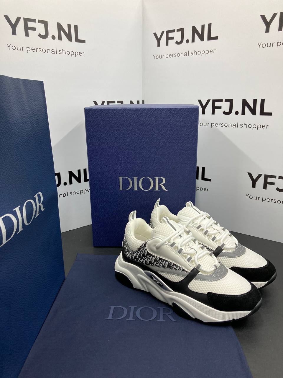 DIOR B22 Wit Oblique